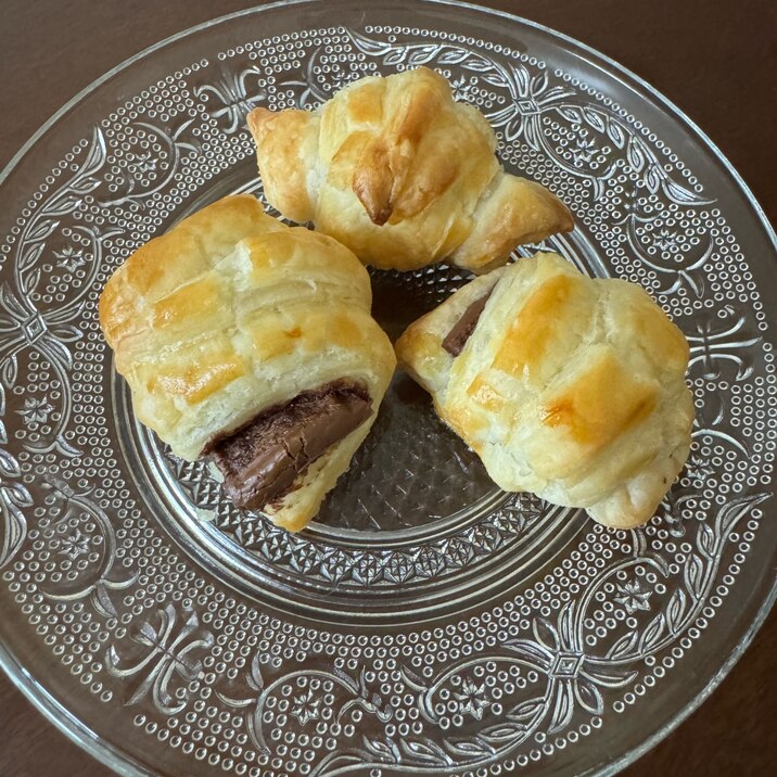 パクッと一口❤チョコクロワッサン